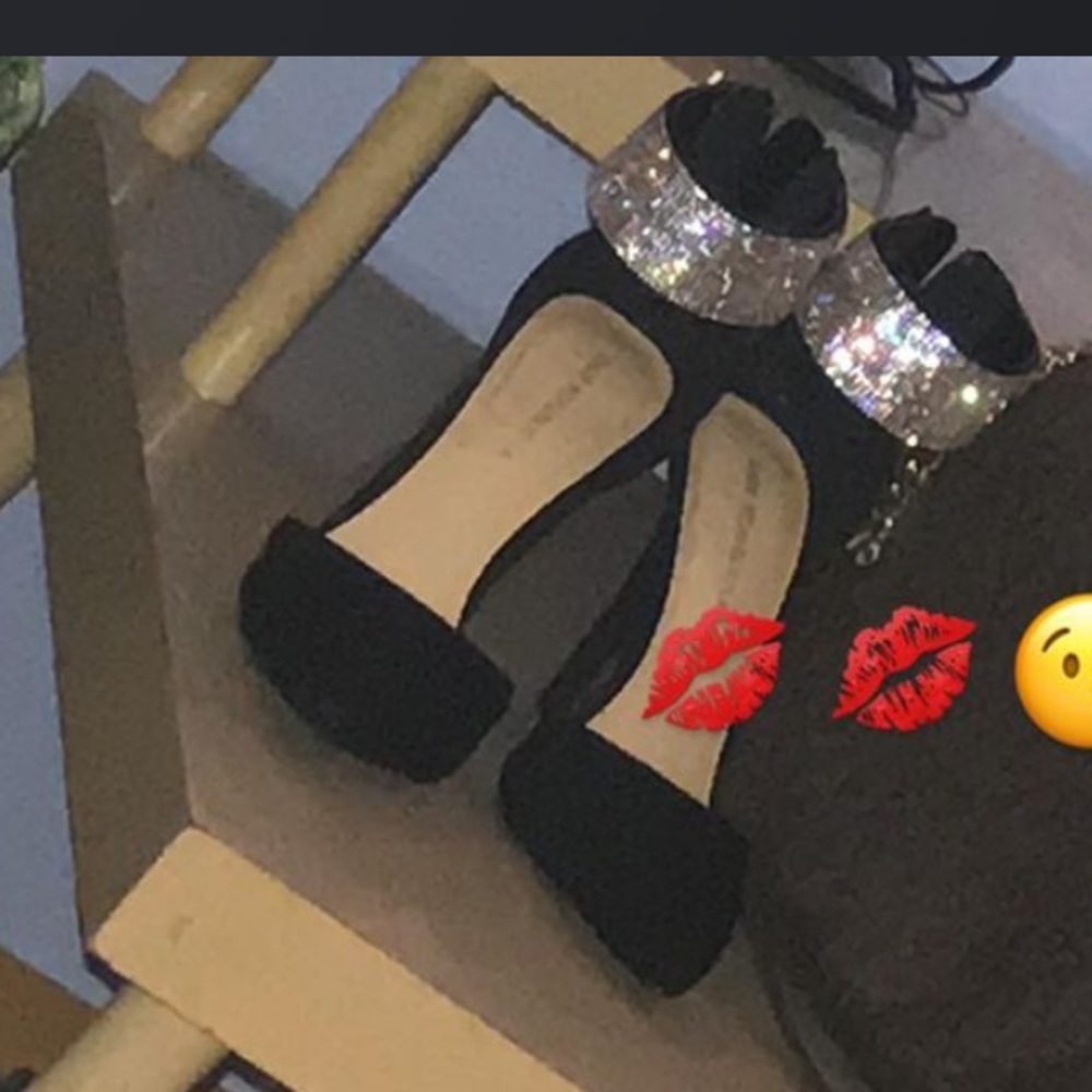 Black heels